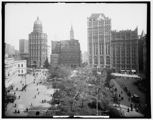 Newspaper Row, [Park Row], New York