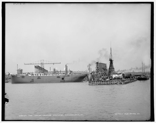 Docks, Cramps Shipyard, Philadelphia, Pa., The