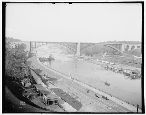 The Harlem from High Bridge, New York