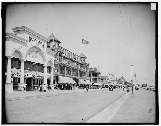 Along the boulevard, Revere Beach, Mass.