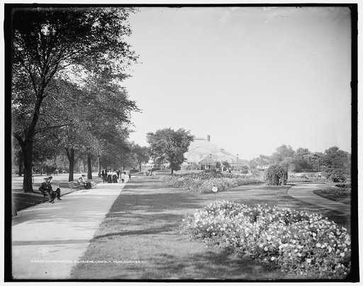Conservatory & gardens, Lincoln Park, Chicago, Ill.