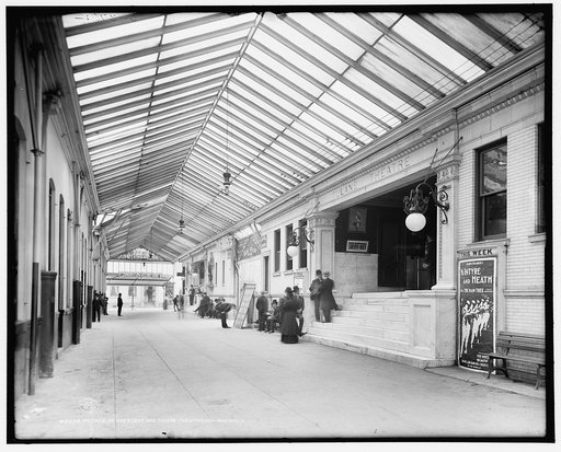 Arcade of Crescent and Tulane Theatres, New Orleans, La.