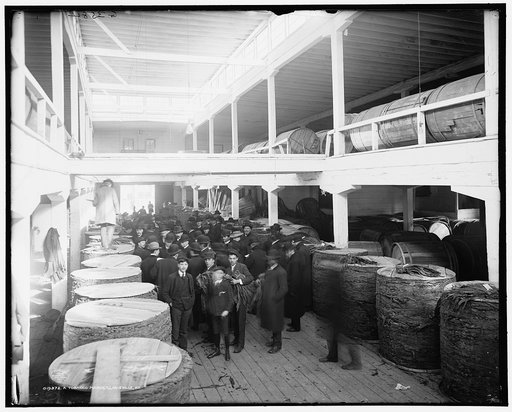 Tobacco market, Louisville, Ky., A