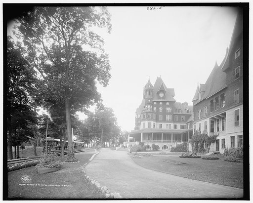 Entrance to Hotel Victory, Put-In-Bay, Ohio
