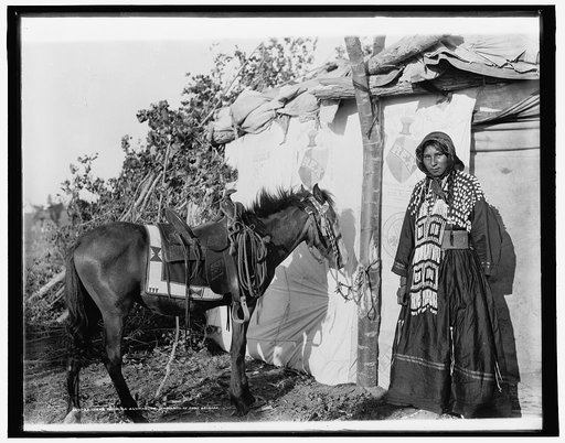 Irene Rock, an Assinaboine [sic] schoolgirl at Fort Belknap