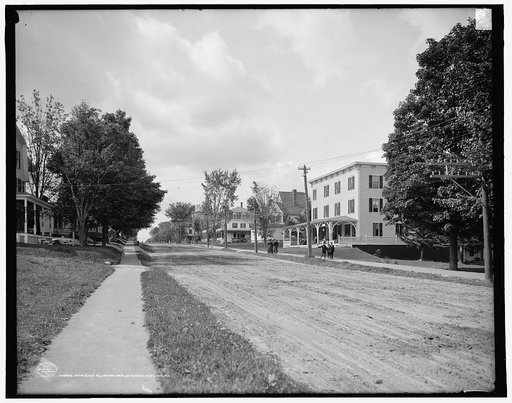Bethlehem St., looking west, Bethlehem, White Mts., N.H.