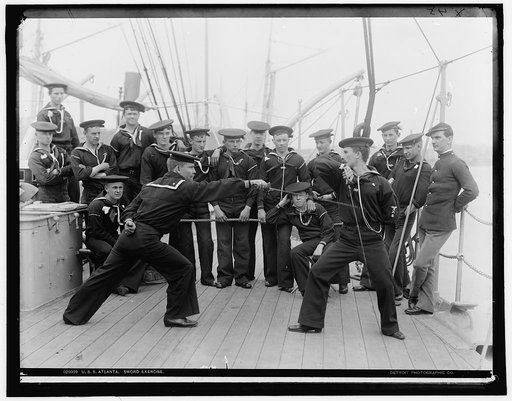 U.S.S. Atlanta, sword exercise