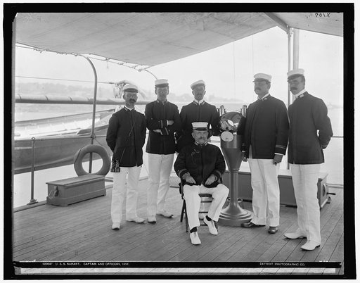 U.S.S. Nahant, captain and officers, 1898