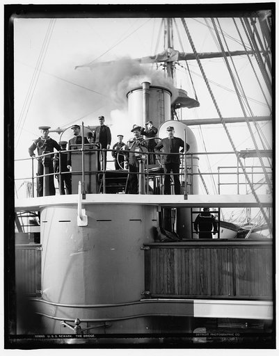 U.S.S. Newark, the bridge