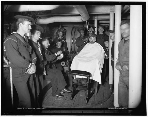 U.S.S. Brooklyn, barber shop