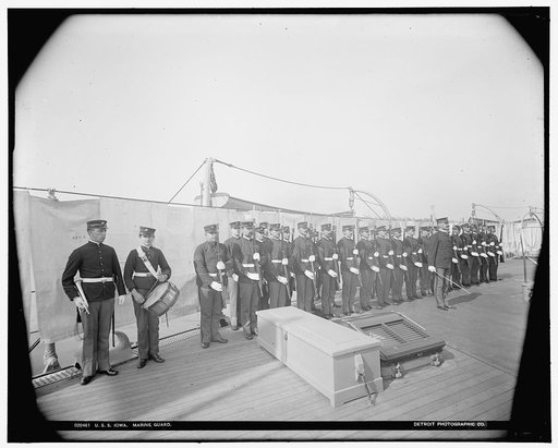 U.S.S. Iowa, Marine guard