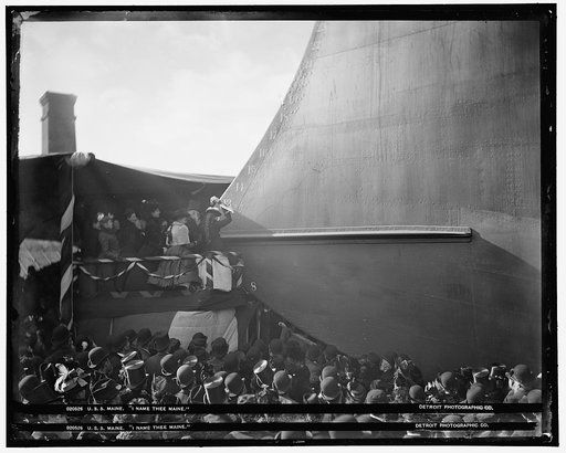 U.S.S. Maine, "I name thee Maine"