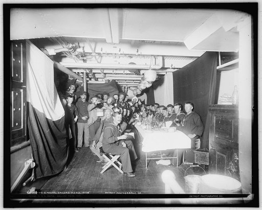 U.S.S. Maine sailors' mess