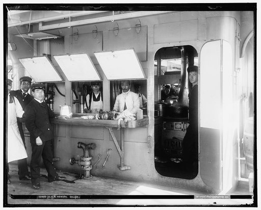 U.S.S. Newark galley