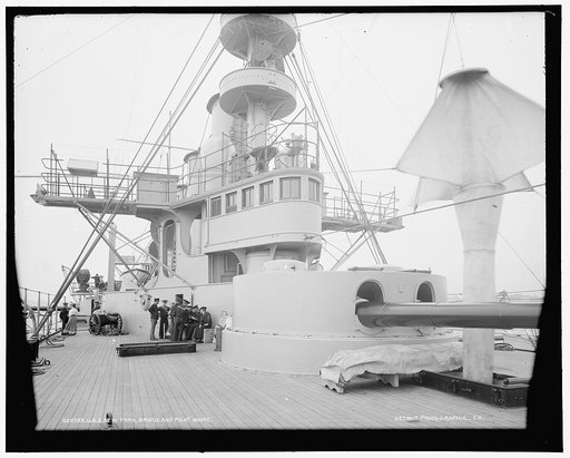 U.S.S. New York bridge and pilot house