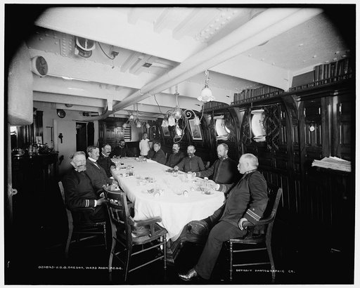 U.S.S. Oregon ward room mess
