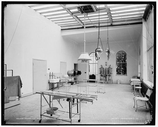 Operating room in Brooklyn Navy Yard Hospital