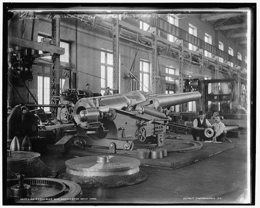 An assembled gun, Washington Navy Yard