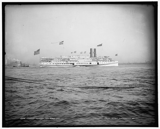 Steamer Priscilla, Fall River Line