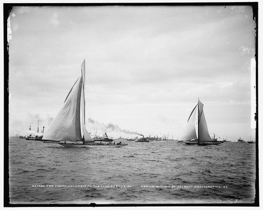 The Finish, Columbia on the line, Sept. 28, 1901