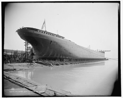 S.S. James Laughlin before the launch