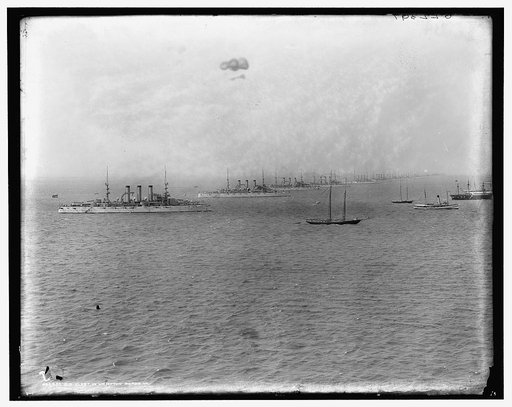 U.S. fleet in Hampton Roads, Va.