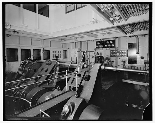 Engine room, Str. City of Cleveland