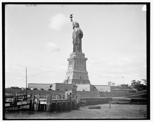New York, N.Y., Harbor, Statue of Liberty (Profile)