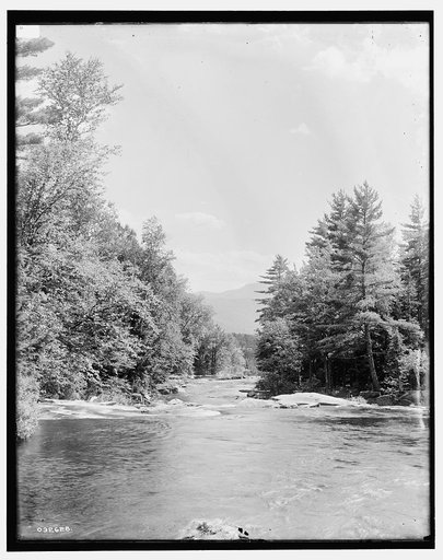 White Mtns., N.H., Jackson, Wildcat River above Jackson Falls