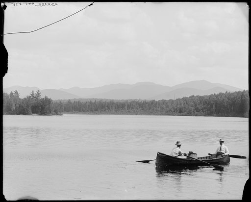 Adirondack Mts., N.Y., Cold Brook Mtn. from State Bridge