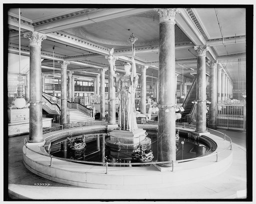 Siegel, Cooper and Co.'s store, the fountain