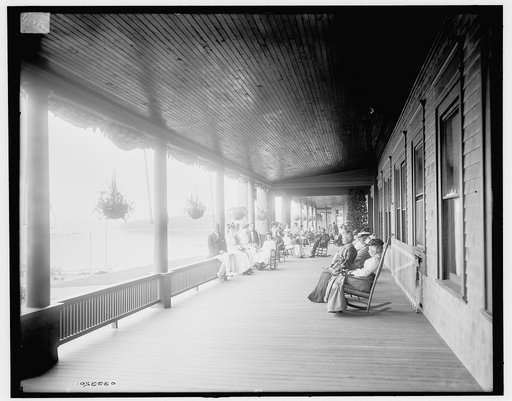 Manhanset House, north veranda, Shelter Island, N.Y.