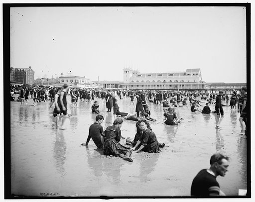 Atlantic City, N.J., on the beach
