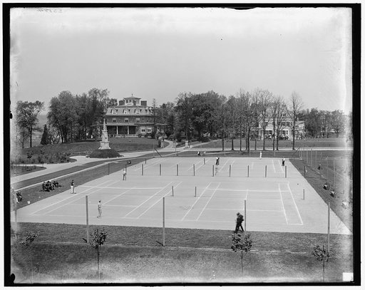 New York, N.Y., University tennis courts