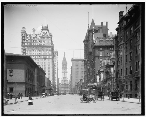 Philadelphia, Pa., Broad St., north from Spruce St.