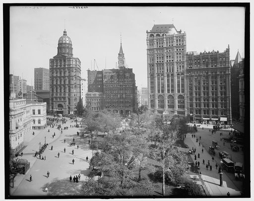 New York City, Newspaper Row, Park Row