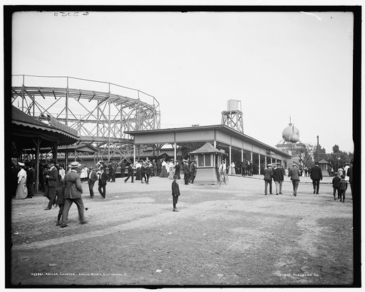 Roller coaster, Euclid Beach, Cleveland, O[hio