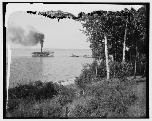 Bay View, Mich., the steamer landing