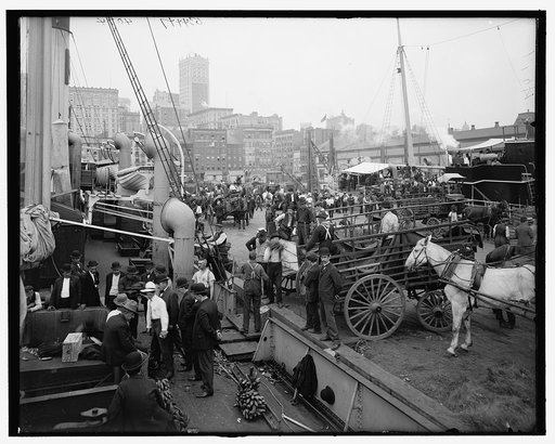 New York, N.Y., banana docks