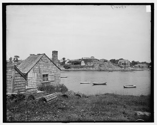 Marblehead, Mass., glimpse of Little Harbor