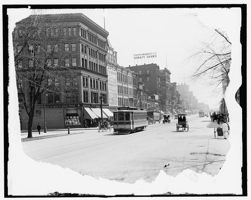 Detroit, Mich., Woodward Ave. looking south