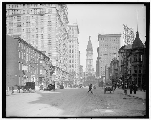 Philadelphia, Pa., Broad St. north from Locust