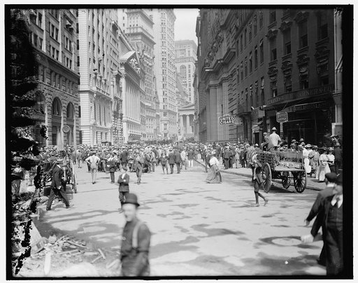 New York, N.Y., curb market, Broad Street