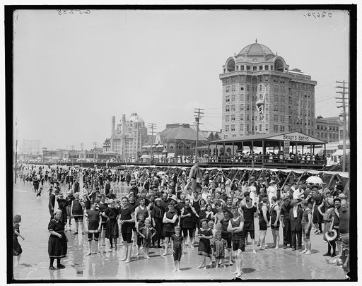 Atlantic City, New Jersey bathers