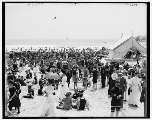 Atlantic City, N.J., the bathing hour