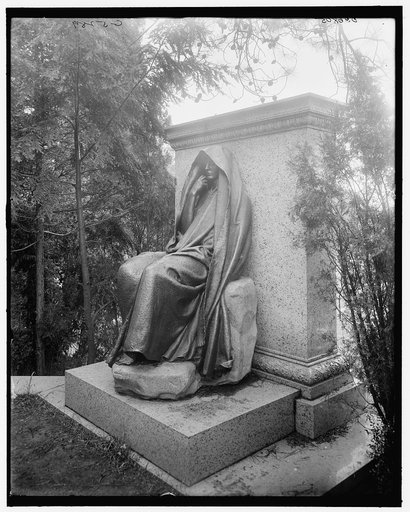 Washington, D.C., Grief (Adams Monument) by St. Gaudens, Rock Creek Cemetery