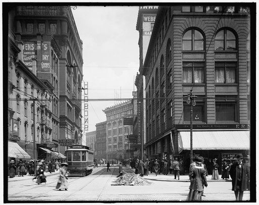 Detroit, Mich., Gratiot Avenue from Woodward