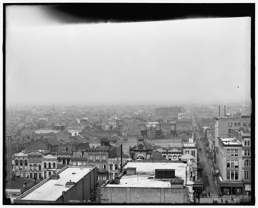 New Orleans, river from Henner Bldg.