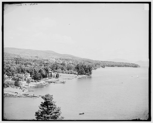 N.Y., Lake George from Fort William Henry Hotel