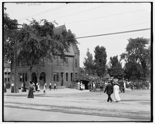 Detroit, Mich., Belle Isle auto station
